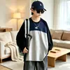 Ropa para Niños Zhilili Camiseta Básica de Algodón Puro para Niños 2026 Otoño Nueva Camiseta de Manga Larga para Niños Ropa Moderna para Bebés de Primavera y Otoño