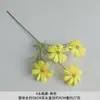 Flores Artificiales con 4 Cabezas, Flores Falsas Gerzang para Ramilletes de Boda, Decoración del Hogar, Arreglos Florales, Flores de Seda Decorativas al por Mayor