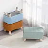 Banquinho de Pé Escritório Escadinha Apoio para os Pés Banquinho de Pé Apoio para os Pés do Sofá Pedestal de Madeira Maciça