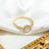Fornecimento transfronteiriço de anel criativo de ouro 14K com zircônia para mulheres, moda simples, anel de dedo com simulação de diamante, anel de dedo alimentar para mulheres