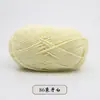 Hilo de Algodón Leche Peinado de 5 Hebras Bola de Lana para Bebé Material de Ganchillo DIY Bolsa de Material Bolsa Tejida a Mano Muñeca