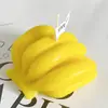 Transfronterizo Bricolaje Fondant Horneado Piña Plátano Manzana Fruta Mousse Decoración de Pastel Vela Aromaterapia Molde de Silicona