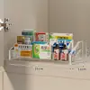 Estante para almacenar medicamentos para uso doméstico, organizador de medicamentos de varios niveles, caja de medicamentos transparente, estante de exhibición para gabinete