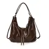 2026 Moda Retro Nuevo Estilo Bolso Simple Bajo el Brazo Bolso Cruzado Primavera Gran Capacidad Mochila de Viaje para Mujer