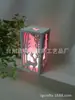Luces Decorativas de Madera Reno de Navidad Marco de Luz de Madera Lámpara de Viento Tallada en Madera