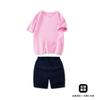 Ropa de Desempeño para Jardín de Infantes Logo Personalizado Opciones Multicolor Manga Corta Shorts Conjunto de Dos Piezas Camisa Publicitaria de Estudio para Niños y Niñas