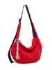 Nuevo Estilo Otoño Nicho Color Sólido Estilo Perezoso Bolso Dumpling para Mujer Multiusos Ligero para Viajes Diarios Bolso Cruzado