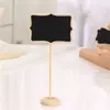 Mini Quadro Negro Decoração Display Quadro de Mensagens Pequeno Quadro de Desenho Adereços de Casamento Decoração Criativa para Casa Artesanato em Madeira