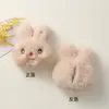 Estilo K de Mochila Colorida com Cabeça de Coelho para Crianças, Sapatos e Chapéus, Tecido DIY, Broches de Pelúcia, Acessórios para Cabelo, Joias