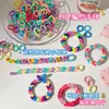 Elástico de Cabelo DIY, Elástico de Cabelo Trançado à Mão, Elástico de Cabelo de Borracha Infantil, Pulseira de Menina, Pulseira de Presente Criativo, Joia de Mão para Melhor Amigo
