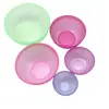 Salão de Beleza Tigela para Máscara Grande Tigela com Filme Ajustável diy Tigela Transparente de Plástico Macio para Misturar Máscara Cor Transparente Tigela Brilhante