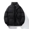 Ventas Directas de Fábrica Aoleige Moda Casual Nueva Invierno 2025 Gruesa Cuello Alto Corta Algodón Cálida Chaqueta