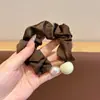 Goma para el pelo con lazo dulce para niñas, elegante goma de encaje para coletas bajas y peinados de moño