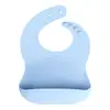 Babero Impermeable para Bebé Babero Infantil para Comer Silicona Ultra-Suave Babero de Alimentación Babero para Salivación Infantil Artefacto Anti-Suciedad para Niños