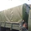 Lona a Prueba de Lluvia y Antienvejecimiento para Camiones Serie Liberation Dongfeng, Lona de Tela Oxford Color Verde Militar para Camiones