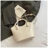 Marca Extranjera Bolsos de Mujer de Nicho Primavera/Verano 2026 Nuevo Bolso Cruzado Casual Estilo Coreano Bolso Cubo de Moda Más Vendido Este Año