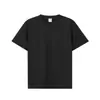 Camiseta deportiva cómoda de manga corta, ajuste holgado, 170g ligera, textura gofrada para protección solar, transpirable, color liso, cuello redondo, secado rápido