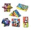 Tiktok mismo estilo panda tridimensional cambiable Cubo de Rubik ilimitado Cubo de Rubik 3D popular descompresión mayoreo juguetes educativos para niños