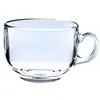 Venta al por mayor Lizun Taza de Leche de Vidrio Transparente Taza para Desayuno con Avena Vidrio Espesado KTZB78-1