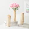 Jarrón de Cerámica Estilo Retro Wabi-Sabi Shumen Adornos Decorativos Zen Sala de Estar Entrada Mesa de Comedor Arreglo Floral