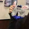 Acessórios de Cabelo de Pelúcia Zootopia Raposa Nick Judy Elástico de Cabelo Novo Elástico de Cabelo Super Fofo