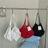 Estilo Coreano Lunares Colgante Estilo Perezoso para Mujer Verano 2026 Nuevo de Moda Gran Capacidad Moda Diaria Bolso Tote de Gran Capacidad
