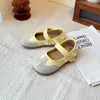 Zapatos Mary Jane de Cuero para Niñas 2026 Nuevo Estilo de Verano Zapatos Individuales Transpirables para Niños con Punta Dividida Sintética Modelos de Primavera y Otoño