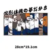 Impresión de camisetas, suéteres, pintura por transferencia de calor, anime japonés Naruto, ropa, pintura por transferencia de calor, tinta blanca grande, pintura por transferencia de calor DIY, una pieza hasta en stock