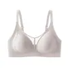 Ventas Directas de Fábrica Superventas Transfronterizo Sujetador de Malla Sexy para Levantar y Reunir Busto Pequeño Transpirable Sin Costuras Suave Soporte Ropa Interior Mujer