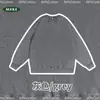 Amazon Moletom Vintage Lavado Estilo Retrô Americano Gola Redonda Terry Pesado Jaqueta Masculina Moletom DIY para Outono e Inverno