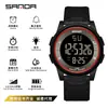 Reloj electrónico luminoso ultrafino de un solo movimiento Sanda, resistente al agua, de tendencia juvenil, reloj de moda para hombres y mujeres, una generación de cabello