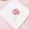 Colgante Llavero con Stud de Cuerno de Oveja Lollipop de Arcilla Blanda Colgante para Bolso Pendientes Pendientes Regalo Creativo DIY