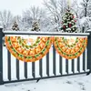 Bandera con forma de abanico navideño transfronteriza Decoración navideña para colgar en el patio exterior Bandera semicircular con forma de arco con forma de Papá Noel