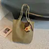 Bolso tejido estilo retro de bosque para mujer, nuevo bolso tote de moda 2026, bolso cesta de alta gama de gran capacidad