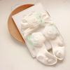 Conjunto de Chapéu e Meia de Bebê Anbaolu Primavera e Outono Chapéu com Proteção de Fontanela Fofo para Recém-Nascido Chapéu Unissex para Bebê Atacado