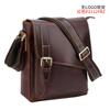 Artículos de Moda de Cuero Vacuno Retro Europeo y Americano Resistente al Desgaste Cuero para Exterior Multifuncional Cuero Crazy Horse Bolso Bandolera de Gran Capacidad Bolso de Hombro