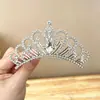 Peine para el cabello de niños, accesorio de corona, tocado de boda para estudio fotográfico, peine para el cabello con pedrería, accesorio para el cabello, corona de princesa de perlas al por mayor