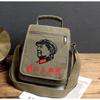 Bolsa de Ombro Único Masculina, Bolsa de Lona, Bolsa Retrô, Bolsa Transversal Lei Feng, Bolsa de Ombro Único com Estrela de Cinco Pontas, Mochila Escolar para Estudantes, Bolsa Masculina Estrela Vermelha