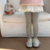 Pantalones para Niñas Medianas y Grandes Aimo Beibei Primavera Casual Infantil Versátil Suave Ajustados Pierna Larga Leggings de Alta Elasticidad