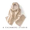 Bufanda de Cachemir para Mujer de Longitud Media Nueva para Otoño e Invierno Chal Suave y Sedoso de Doble Uso Unisex Bufanda Versátil de Punto de Cachemir