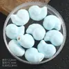 Macaron Cerámica Caracola Cuentas Agujero Recto Coloridas Caracol Cuentas Sueltas Accesorios para Pulseras Joyería Hecha a Mano DIY Cuentas de Porcelana