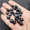 Jade Azul y Ágata Flor de Cerezo Hebilla Jade Cuentas de Ábaco Cuentas de Jade Espaciadores de Ágata Flor Negra Accesorios DIY Cuentas Hechas a Mano