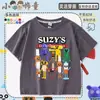 Nueva mercancía del juego Suzys Restaurant camisetas de manga corta para niños y niñas tops de moda