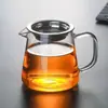 Venta al por mayor del fabricante Taza de té de vidrio de borosilicato alto Divisor de té de vidrio de borosilicato alto Mar de té grande Directo de comercio electrónico de TikTok
