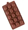 12 moldes de chispas de chocolate para hacer pudín de waffle, herramientas para hornear, decoración de pasteles, suministros de cocina