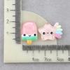 Pegamento Crema Accesorios de Resina Arcoíris Cara Sonriente Diadema DIY Estrella de Cinco Puntas Accesorios de Paleta de Hielo Accesorios para el Cabello Materiales Charms DIY para Zapatos
