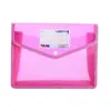 A4FC Bolsa de Arquivo Sanfonada Colorida Maleta para Armazenamento de Provas de Escritório Estudante Horizontal Sarja Tridimensional Bolsa para Documentos Atacado
