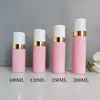 Botella de Mousse Rosa 100ml120ml150ml Limpiador Facial Desinfectante de Manos Botella Espumosa Botellas Portátiles PET