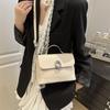 2025 Nueva Moda Color Contrastante Bolso de Axila Estilo Coreano Simple Elegante Moderno Bolso de Hombro Estilo Occidental Retro Hermoso Bolso Cruzado