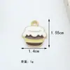 Accesorios para Joyería DIY Transfronterizos Estilo Pastoral Abejita Girasol Panal Mielera Aleación Colgante de Goteo de Aceite Llavero